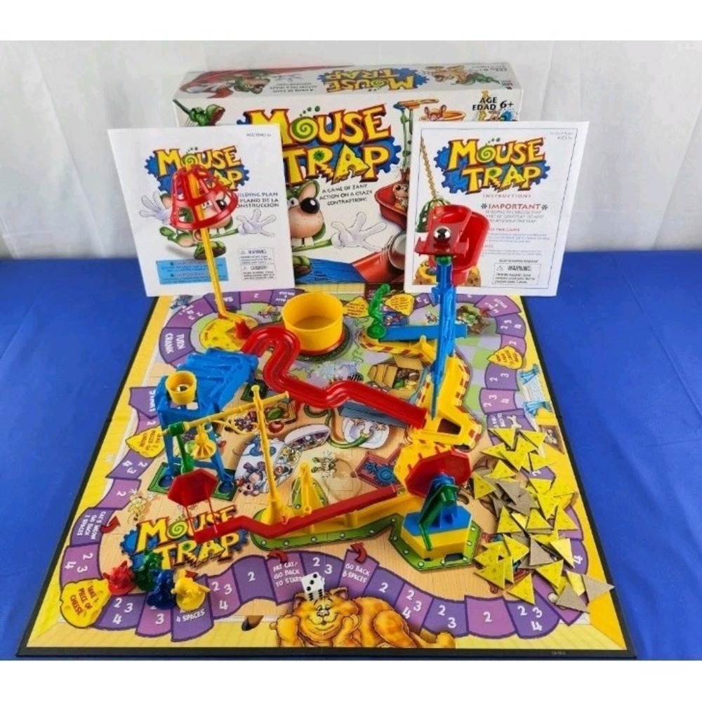 Milton Bradley‎ Hasboro 2005 Mouse Trap Board Game #04657 Complete in Box